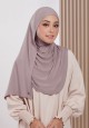 TASNEEM INSTANT SHAWL  IN LIGHT TAUPE